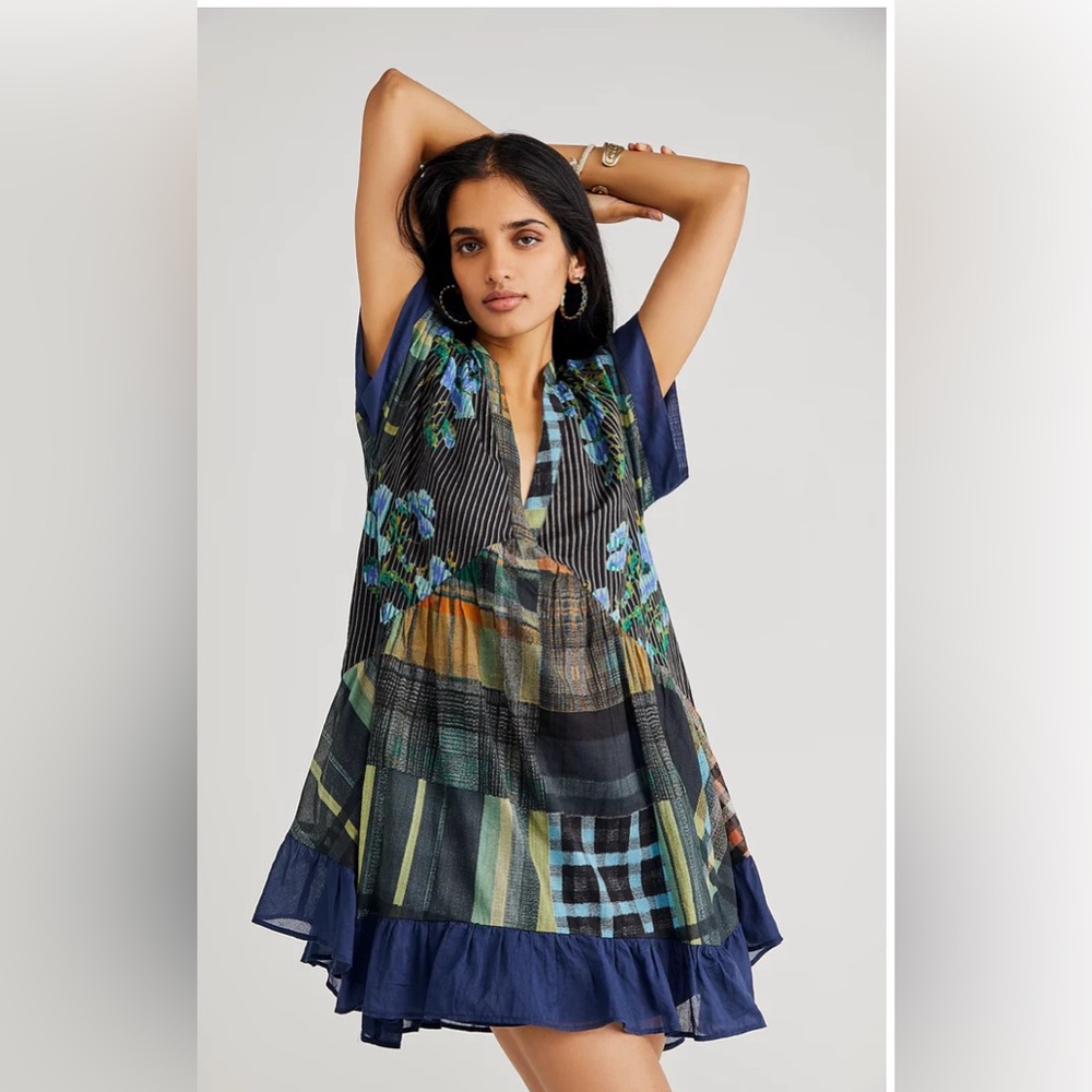 NWOT Free People Printed Agnes Dress Sz XS